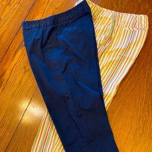 2 pairs Talbots capri pants size 14